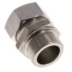 M42x2 Macho x 35L Anillo de corte recto de acero inoxidable 160 Bar DIN 2353