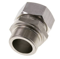 M42x2 Macho x 35L Anillo de corte recto de acero inoxidable 160 Bar DIN 2353