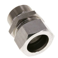 M42x2 Macho x 35L Anillo de corte recto de acero inoxidable 160 Bar DIN 2353