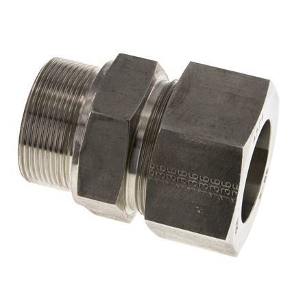 M48x2 Macho x 38S Anillo de corte recto de acero inoxidable 315 Barra DIN 2353