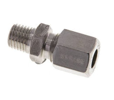 M8x1 Macho x 6LL Anillo de corte recto de acero inoxidable 100 Bar DIN 2353