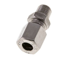 M8x1 Macho x 6LL Anillo de corte recto de acero inoxidable 100 Bar DIN 2353