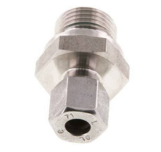 G 1/2'' Macho x 8L Anillo de corte recto de acero inoxidable con junta FKM 315 Bar DIN 2353