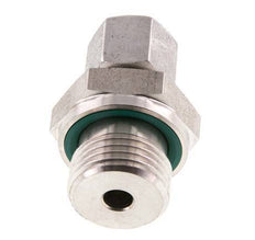 G 1/2'' Macho x 8L Anillo de corte recto de acero inoxidable con junta FKM 315 Bar DIN 2353