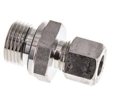 G 1/2'' Macho x 10L Anillo de corte recto de acero inoxidable con junta FKM 315 Bar DIN 2353