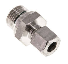 G 1/2'' Macho x 10L Anillo de corte recto de acero inoxidable con junta FKM 315 Bar DIN 2353