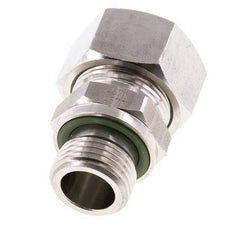 G 1/2'' Macho x 18L Anillo de corte recto de acero inoxidable con junta FKM 315 Bar DIN 2353
