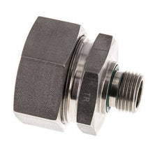 G 1/2'' Macho x 35L Anillo de corte recto de acero inoxidable con junta FKM 160 Bar DIN 2353
