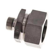 G 1/2'' Macho x 35L Anillo de corte recto de acero inoxidable con junta FKM 160 Bar DIN 2353