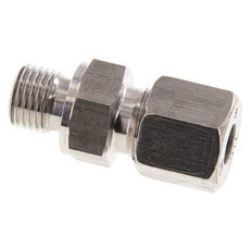 G 1/4'' Macho x 8S Anillo de corte recto de acero inoxidable con junta FKM 630 Bar DIN 2353