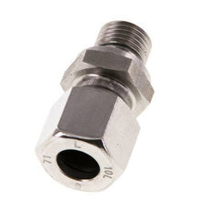 G 1/4'' Macho x 10L Anillo de corte recto de acero inoxidable con junta FKM 315 Bar DIN 2353
