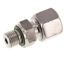 G 1/4'' Macho x 10S Anillo de corte recto de acero inoxidable con junta FKM 630 Bar DIN 2353
