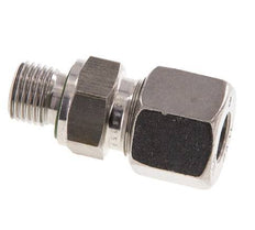 G 1/4'' Macho x 10S Anillo de corte recto de acero inoxidable con junta FKM 630 Bar DIN 2353