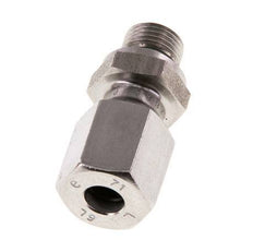 G 1/8'' Macho x 6L Anillo de corte recto de acero inoxidable con junta FKM 315 Bar DIN 2353