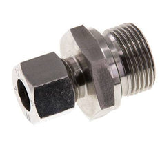 G 3/4'' Macho x 12L Anillo de corte recto de acero inoxidable con junta FKM 315 Bar DIN 2353