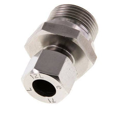 G 3/4'' Macho x 12L Anillo de corte recto de acero inoxidable con junta FKM 315 Bar DIN 2353