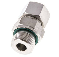 G 3/4'' Macho x 16S Anillo de corte recto de acero inoxidable con junta FKM 400 Bar DIN 2353