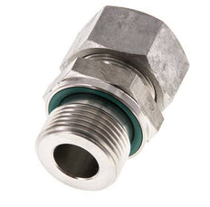 G 3/4'' Macho x 18L Anillo de corte recto de acero inoxidable con junta FKM 315 Bar DIN 2353
