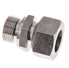 G 3/4'' Macho x 22L Anillo de corte recto de acero inoxidable con junta FKM 160 Bar DIN 2353
