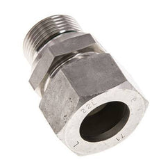 G 3/4'' Macho x 22L Anillo de corte recto de acero inoxidable con junta FKM 160 Bar DIN 2353