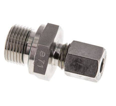 G 3/8'' Macho x 6L Anillo de corte recto de acero inoxidable con junta FKM 315 Bar DIN 2353