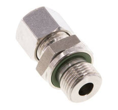 G 3/8'' Macho x 10L Anillo de corte recto de acero inoxidable con junta FKM 315 Bar DIN 2353