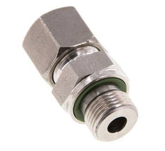 G 3/8'' Macho x 10S Anillo de corte recto de acero inoxidable con junta FKM 630 Bar DIN 2353