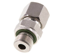 G 3/8'' Macho x 10S Anillo de corte recto de acero inoxidable con junta FKM 630 Bar DIN 2353
