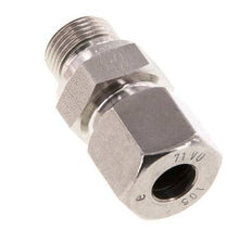 G 3/8'' Macho x 10S Anillo de corte recto de acero inoxidable con junta FKM 630 Bar DIN 2353
