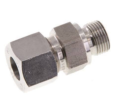 G 3/8'' Macho x 12S Anillo de corte recto de acero inoxidable con junta FKM 630 Bar DIN 2353