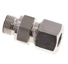 G 3/8'' Macho x 12S Anillo de corte recto de acero inoxidable con junta FKM 630 Bar DIN 2353