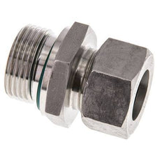 G 1'' Macho x 22L Anillo de corte recto de acero inoxidable con junta FKM 160 Bar DIN 2353