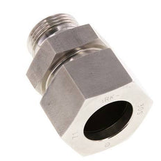 G 1'' Macho x 30S Anillo de corte recto de acero inoxidable con junta FKM 400 Bar DIN 2353
