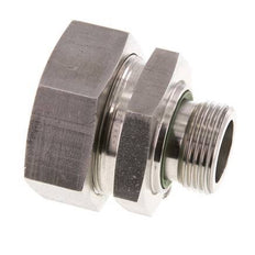 G 1'' Macho x 42L Anillo de corte recto de acero inoxidable con junta FKM 160 Bar DIN 2353
