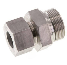 G 1 1/2'' Macho x 25S Anillo de corte recto de acero inoxidable con junta FKM 400 Bar DIN 2353