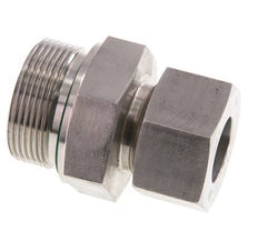 G 1 1/2'' Macho x 25S Anillo de corte recto de acero inoxidable con junta FKM 400 Bar DIN 2353
