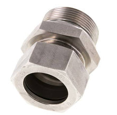 G 1 1/2'' Macho x 35L Anillo de corte recto de acero inoxidable con junta FKM 160 Bar DIN 2353
