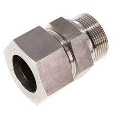 G 1 1/2'' Macho x 38S Anillo de corte recto de acero inoxidable con junta FKM 315 Bar DIN 2353