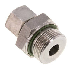 G 1 1/4'' Macho x 20S Anillo de corte recto de acero inoxidable con junta FKM 400 Bar DIN 2353