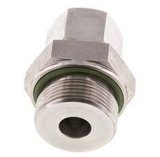 G 1 1/4'' Macho x 20S Anillo de corte recto de acero inoxidable con junta FKM 400 Bar DIN 2353