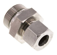 G 1 1/4'' Macho x 20S Anillo de corte recto de acero inoxidable con junta FKM 400 Bar DIN 2353