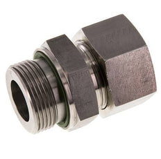 G 1 1/4'' Macho x 30S Anillo de corte recto de acero inoxidable con junta FKM 400 Bar DIN 2353