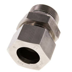G 1 1/4'' Macho x 30S Anillo de corte recto de acero inoxidable con junta FKM 400 Bar DIN 2353