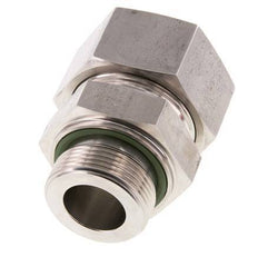 G 1 1/4'' Macho x 38S Anillo de corte recto de acero inoxidable con junta FKM 315 Bar DIN 2353
