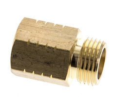 G 1/2'' x 1/2'' NPT M/F Anillo Reductor de Latón 16 Bar - Hidráulico