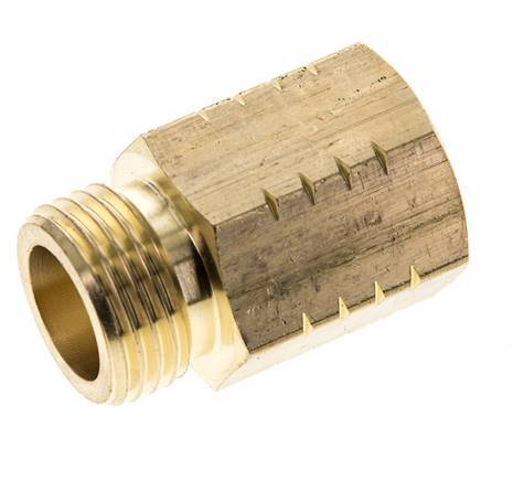 G 1/2'' x 1/2'' NPT M/F Anillo Reductor de Latón 16 Bar - Hidráulico