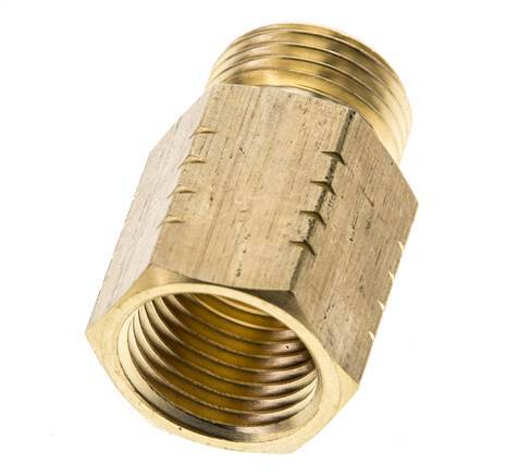 G 1/2'' x 1/2'' NPT M/F Anillo Reductor de Latón 16 Bar - Hidráulico
