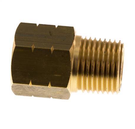 anillo reductor de latón de 1/2'' NPT x G 1/2'' M/F 16 Bar - Hidráulico