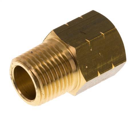anillo reductor de latón de 1/2'' NPT x G 1/2'' M/F 16 Bar - Hidráulico