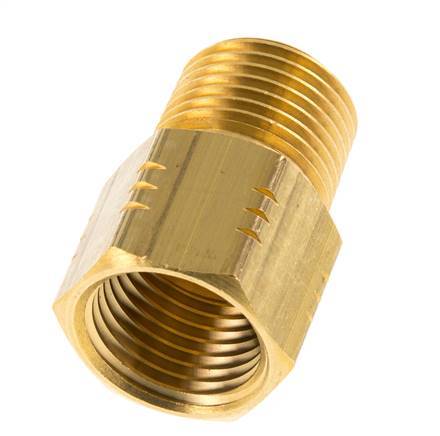 R 1/2'' x 1/2'' NPT M/F Anillo Reductor de Latón 16 Bar - Hidráulico